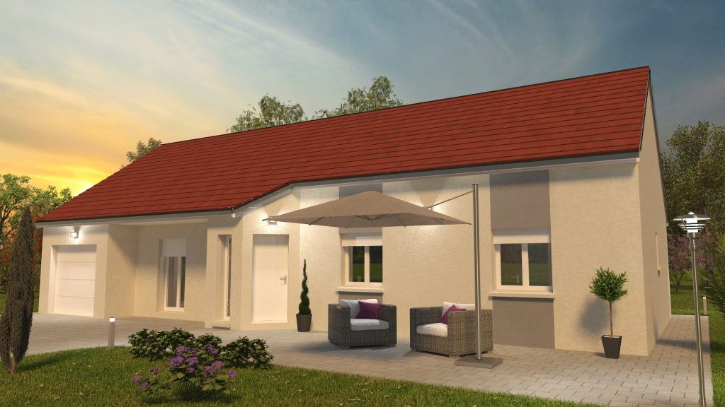 Démarrage chantier maison neuve Bourgogne Bâtir 110m² à Baudrières