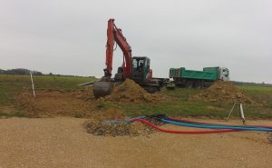 Démarrage chantier maison neuve Bourgogne Bâtir à Baudrières