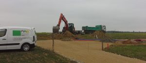 Démarrage chantier maison neuve Bourgogne Bâtir à Baudrières