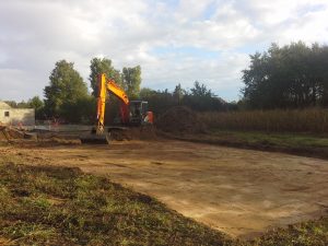 Démarrage chantier maison neuve 89m² Bourgogne Bâtir à Epervans