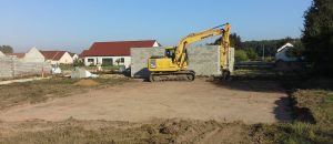 Démarrage chantier maison neuve Bourgogne Bâtir à Epervans