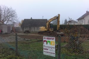 Démarrage chantier maison neuve Bourgogne Bâtir à Chagny