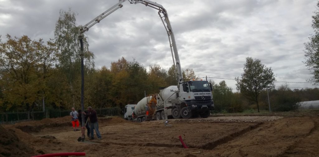 Démarrage chantier maison neuve Bourgogne Bâtir à La Frette