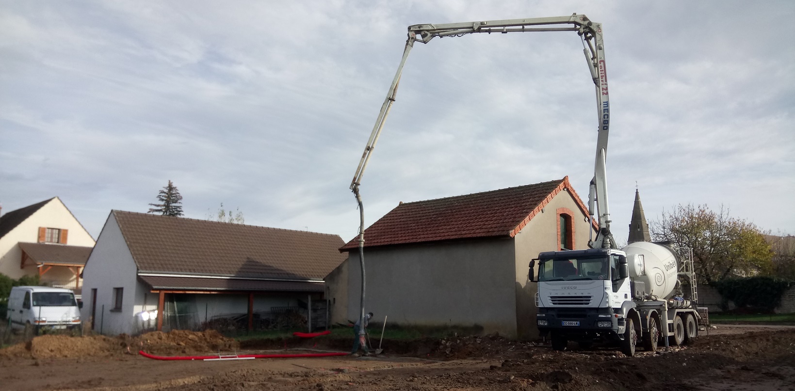 Démarrage chantier maison neuve Bourgogne Bâtir à Demigny