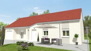 Visuel 3D maison bourgogne bâtir Saône et Loire Chalon sur Saône