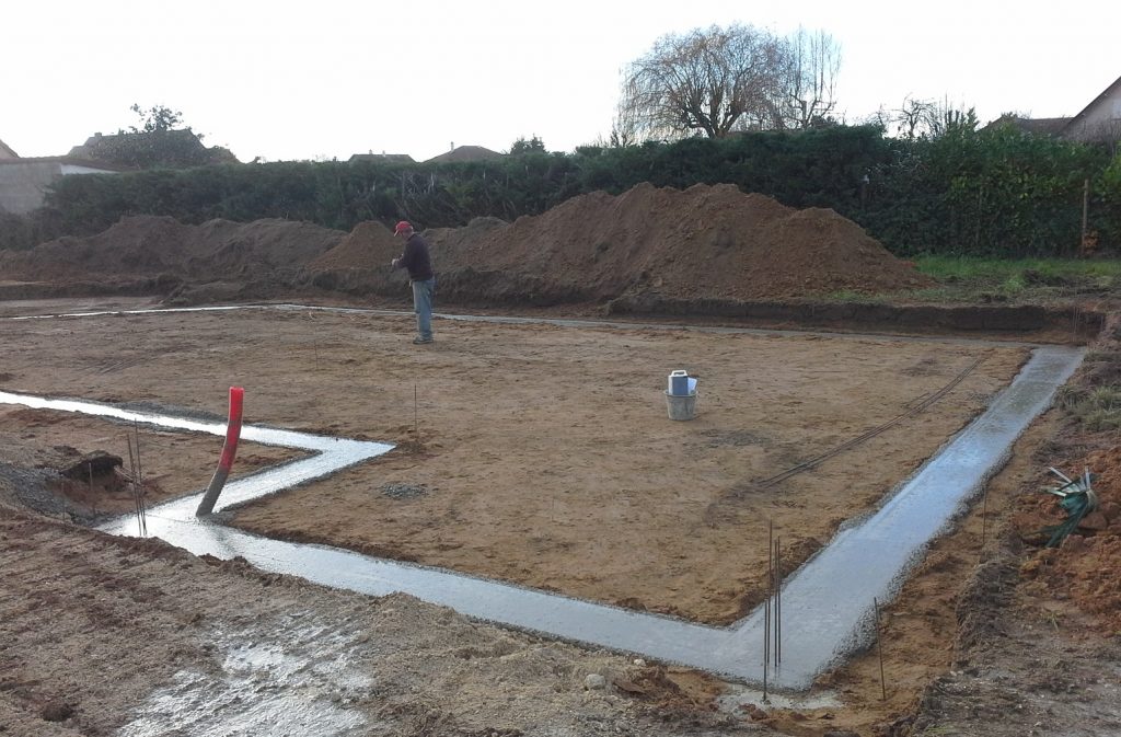 Démarrage chantier maison neuve Bourgogne Bâtir à Saint Marcel 2