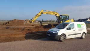 Démarrage chantier maison neuve Bourgogne Bâtir à Sassenay