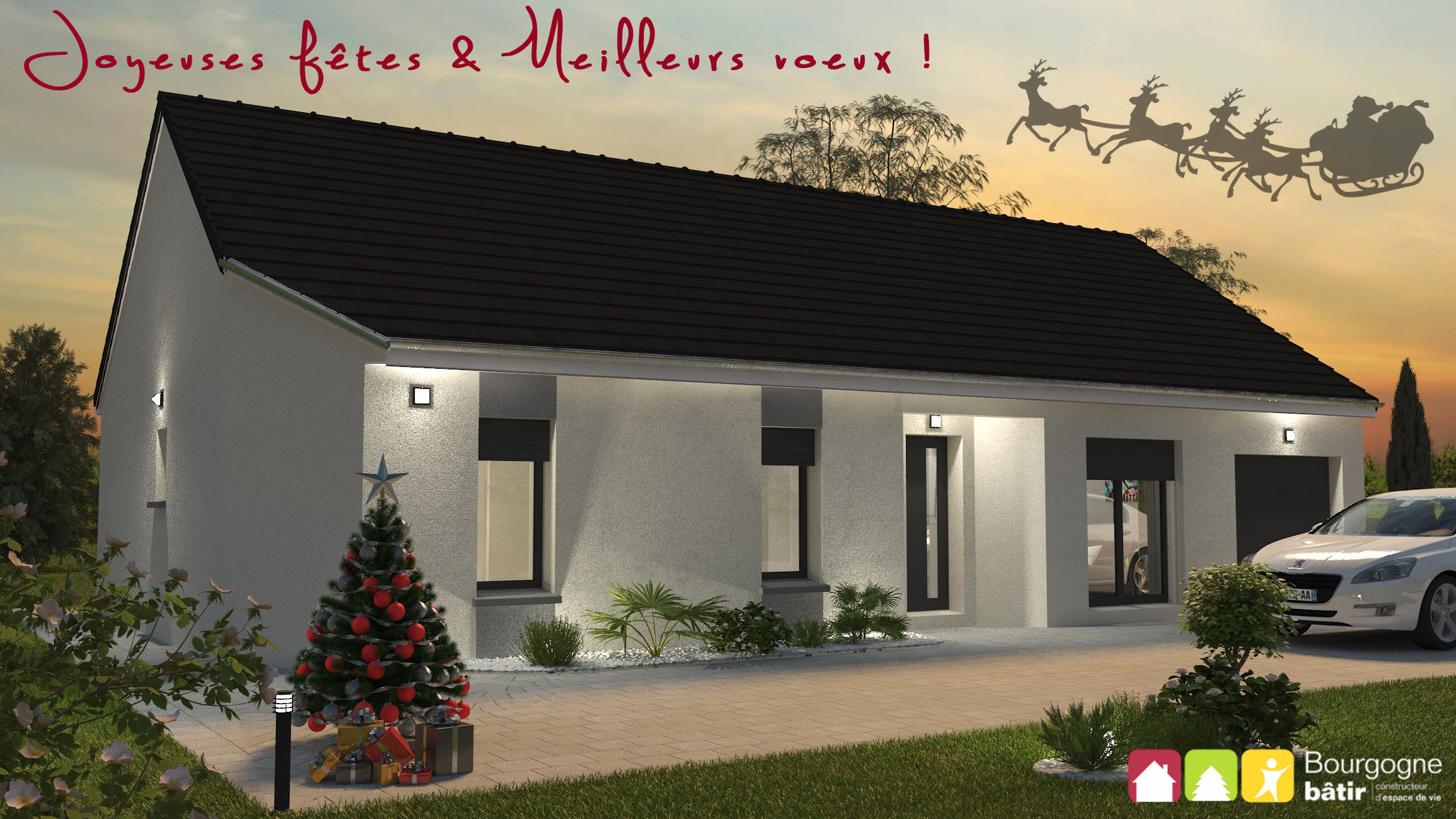 Joyeux Noël - bourgogne bâtir Saône et Loire Chalon sur Saône