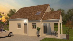 plan maison bourgogne bâtir Saône et Loire Chalon sur Saône coucher de s chevreuse 70m²