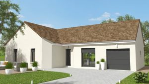 L 4 ch tuiles chevreuse - plan maison bourgogne bâtir Saône et Loire Chalon sur Saône