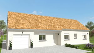 Visuel 3D maison bourgogne bâtir Saône et Loire Chalon sur Saône