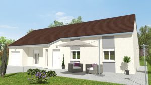 Visuel 3D maison bourgogne bâtir Saône et Loire Chalon sur Saône