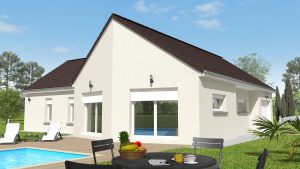concept 3 ch modifiée - plan maison bourgogne bâtir Saône et Loire Chalon sur Saône