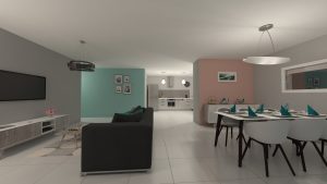 concept 3 ch vue intérieure 3D
