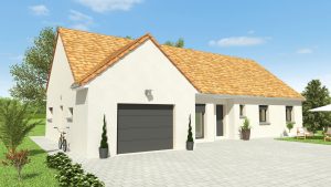 Visuel 3D maison bourgogne bâtir Saône et Loire Chalon sur Saône 125 m²