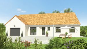 Visuel 3D maison bourgogne bâtir Saône et Loire Chalon sur Saône