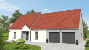 Visuel 3D maison bourgogne bâtir Saône et Loire Chalon sur Saône