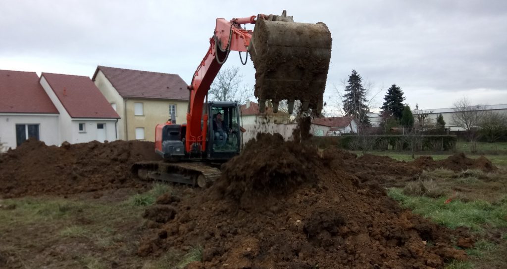 Démarrage chantier maison neuve Bourgogne Bâtir à Chagny