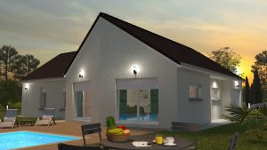 concept 3 ch coucher de soleil - plan maison bourgogne bâtir Saône et Loire Chalon sur Saône