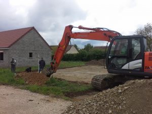 Démarrage chantier maison neuve Bourgogne Bâtir à Granges 2