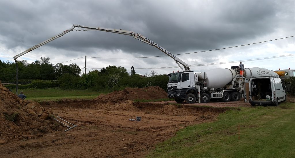 Démarrage chantier maison neuve Bourgogne Bâtir à Marcilly les Buxy