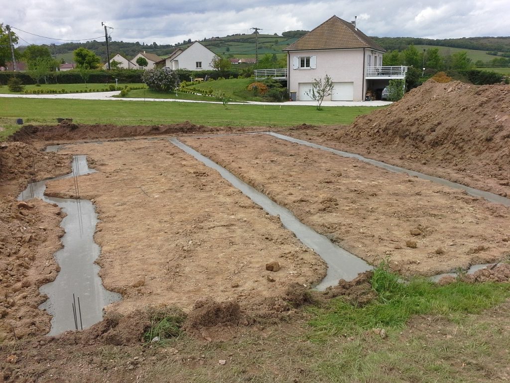 Démarrage chantier maison neuve Bourgogne Bâtir à Marcilly les Buxy