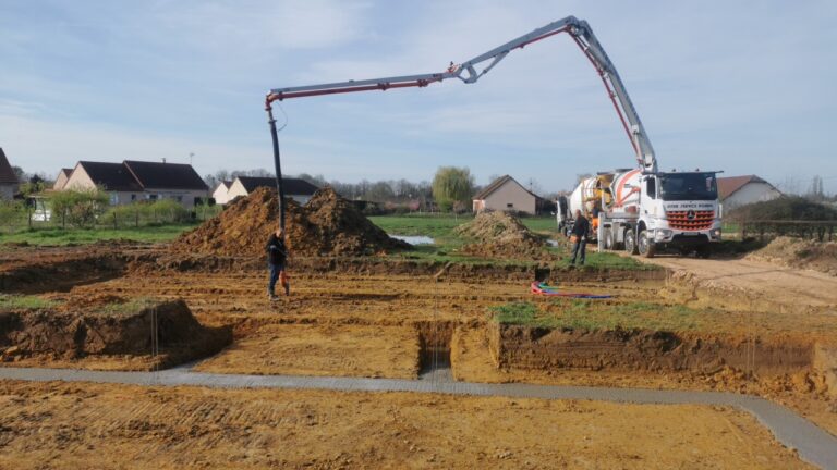 Comment construire sa maison neuve à Chalon sur Saône Etape 2 Les fondations 1