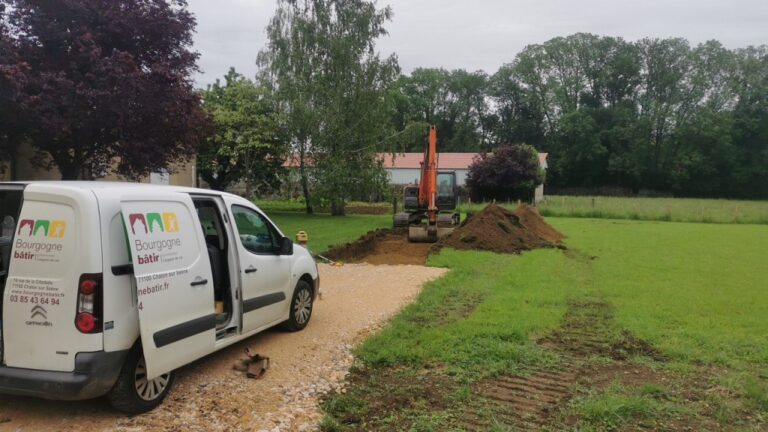 Comment construire sa maison neuve à Chalon sur Saône : Etape 1 Le terrassement 2