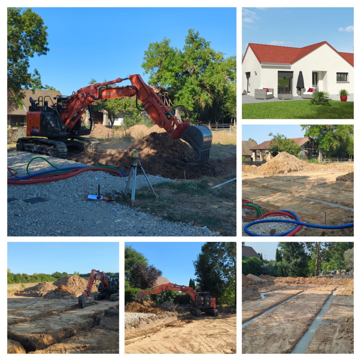Démarrage d'une construction neuve Bourgogne Bâtir à Lans